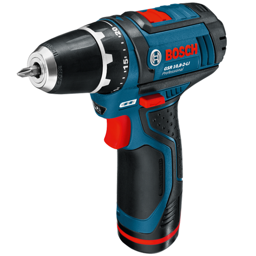 Bosch Cordless Drill 30Nm, 12V, 1300rpm, GSR12-2-Li